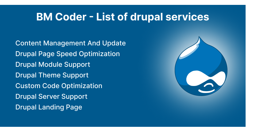 List of drupal services