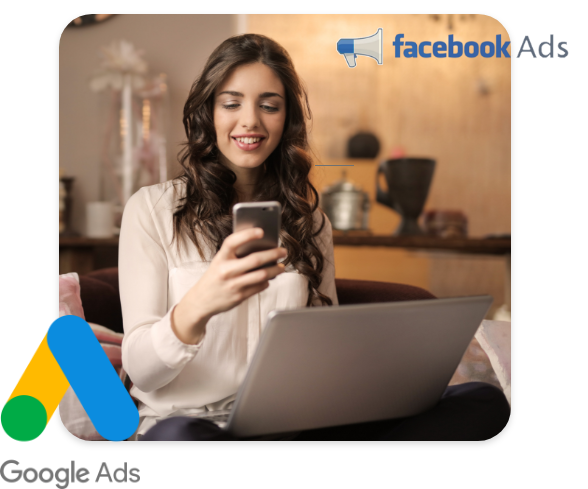 Generate leads from Google and Facebook.
